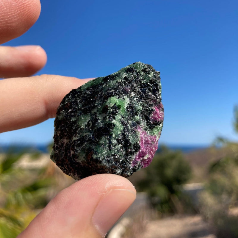 Ruby In Zoisite Rough Stone - rawstone