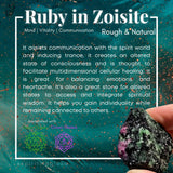 Ruby In Zoisite Rough Stone - rawstone