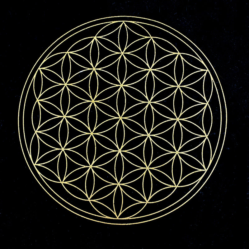 Velvet Flower Of Life Ύφασμα Βωμού