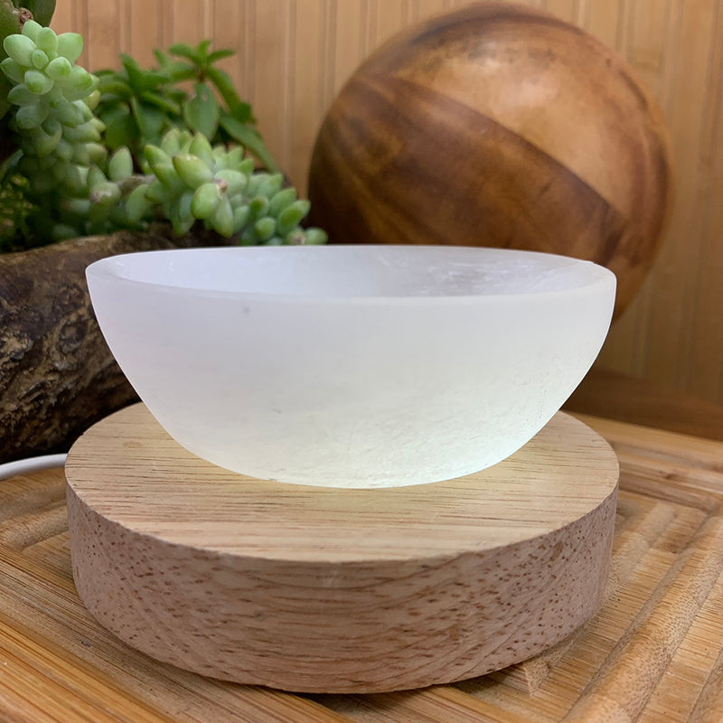 Selenit Crystal Bowl Mood Light