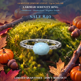 Z ARRON DESIGN Serenity Moonstone koppartråd hängande halsband