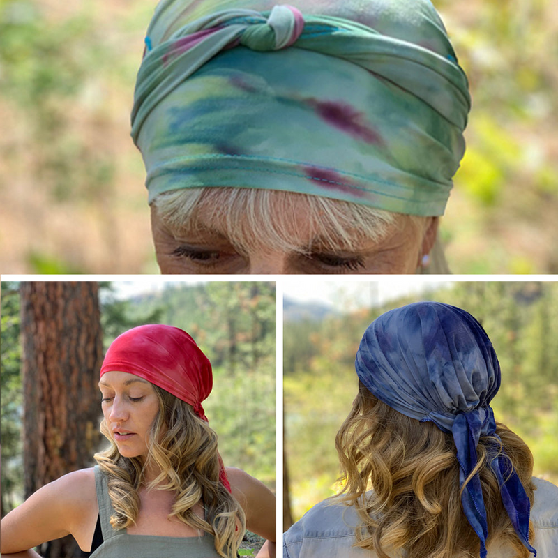 Super Soft Tie-Dye Head Wraps