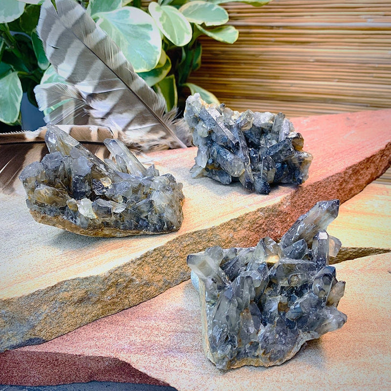 Copy of Smoky Quartz Cluster - clustergeode