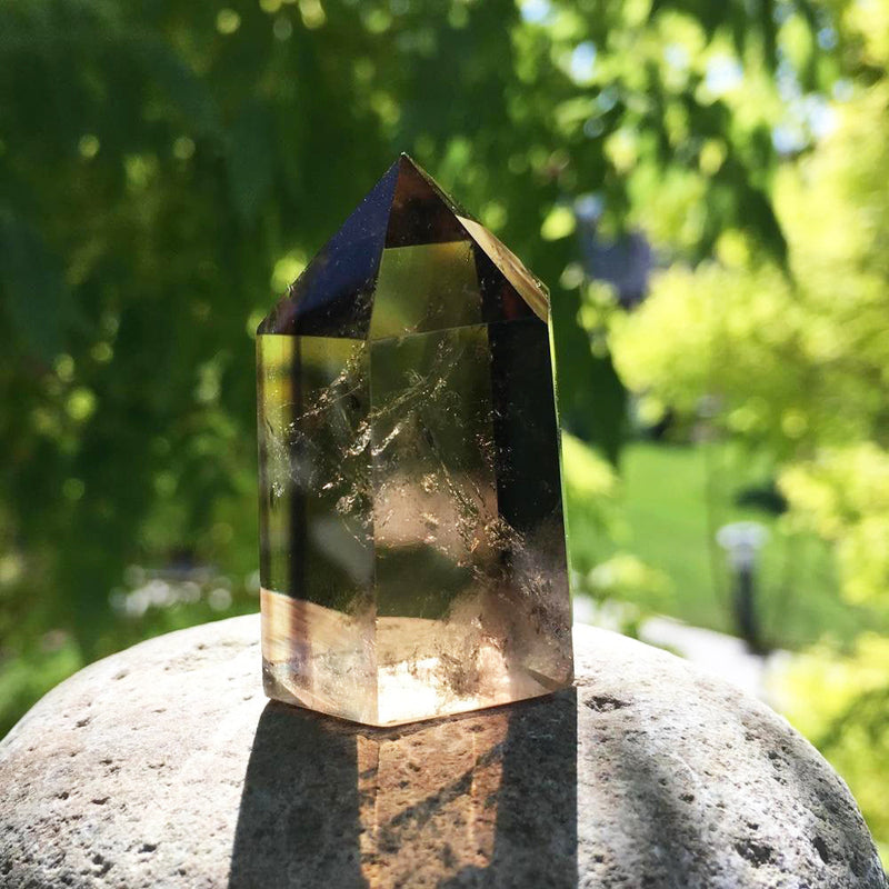 Smoky Quartz Point - wand