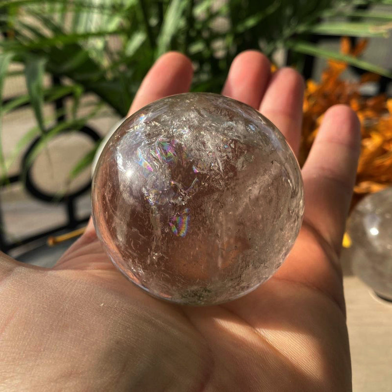 Crystal Mood Light (Smoky Quartz Sphere-Medium)