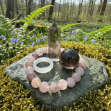 Κολιέ μενταγιόν Z ARRON DESIGN Serenity Moonstone από χάλκινο σύρμα