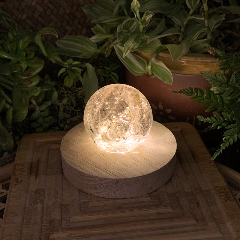 Crystal Mood Light (Smoky Quartz Sphere-Medium)