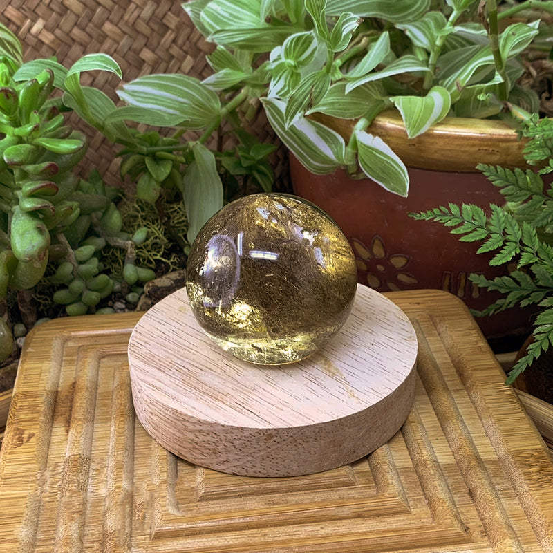 Crystal Mood Light (Smoky Quartz Sphere-Medium)