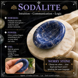 60% RABATT 1 DAGSREA - Skydda mot stress" Worry Stone Set med 15 + sammetspåse