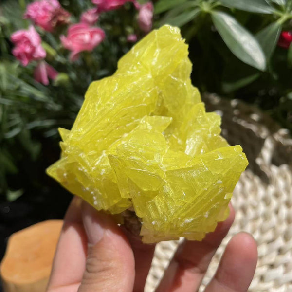 Natural Sulfur Crystal (150 grams)  (Item #1034)
