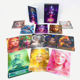 🌙 Sacred Feminine Awakening Oracle Deck & 13 Crystal Companion Set