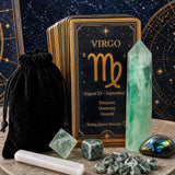 ♍ Virgo - 23 Αυγούστου - 22 Σεπτεμβρίου - Zodiac Crystal Fusion Σετ με θήκη