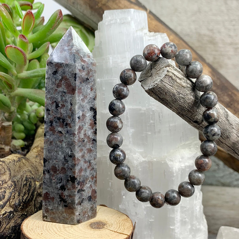 Yooperlite - The Stone the Glows + Mala Armband Combo Set 👉 70% rabatt