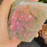 Large (1,06 lbs.) Purple Flash Labradorite Freeform (Artikel #0091)