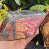 Μεγάλο (1,39 λίβρες) Μωβ Flash Labradorite Freeform (Είδος #1018)