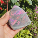 Purple Flash Labradorite Freeform 330 gram (Artikel #0083)