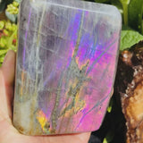 Μεγάλο (1,85 λίβρες) Μωβ Flash Labradorite Freeform (Είδος #1014)