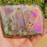 Large (1,32 lbs.) Purple Flash Labradorite Freeform (Artikel #0090)