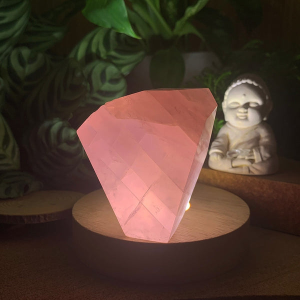 Crystal Mood Light (Ροζ Χαλαζία)