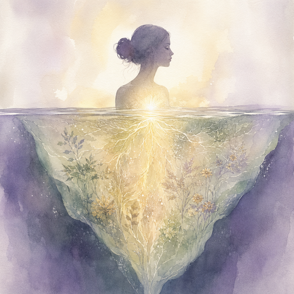 Subconscious mind reprogramming illustration